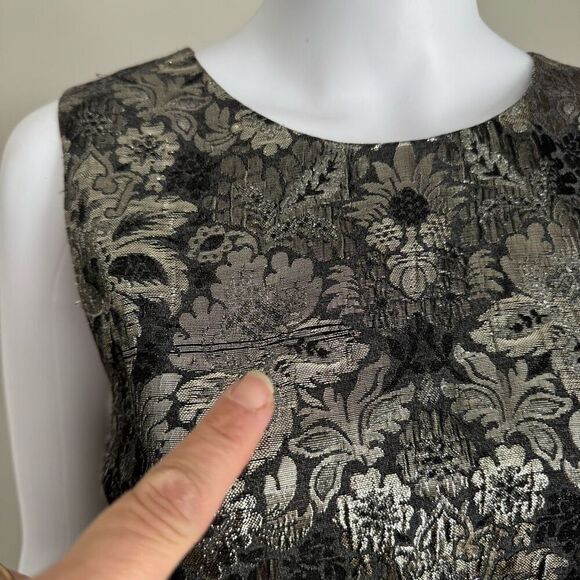 DKNY Metallic Damask Top Size 12 - Picture 8 of 9